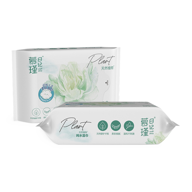 Salviette ad acqua ecologiche MPM spesse biodegradabili